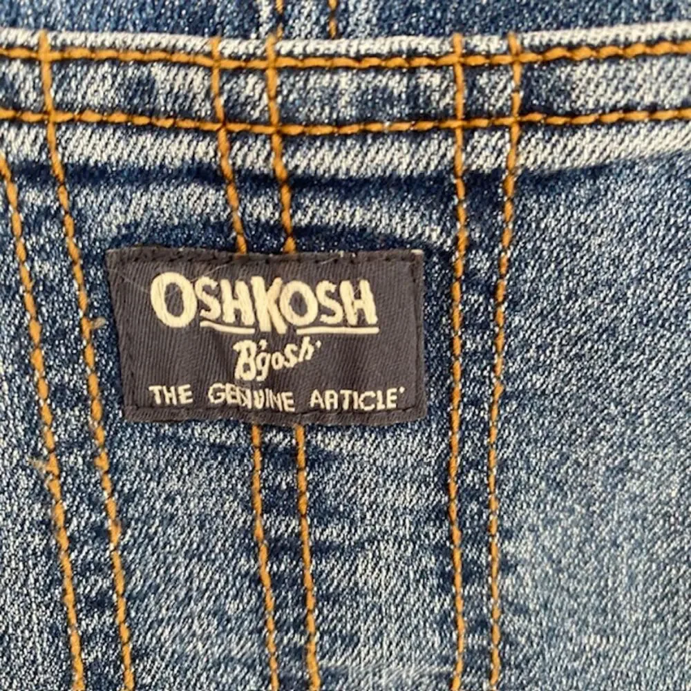 OshKosh B'gosh Blue Jean Denim Overalls - 2T - NWT